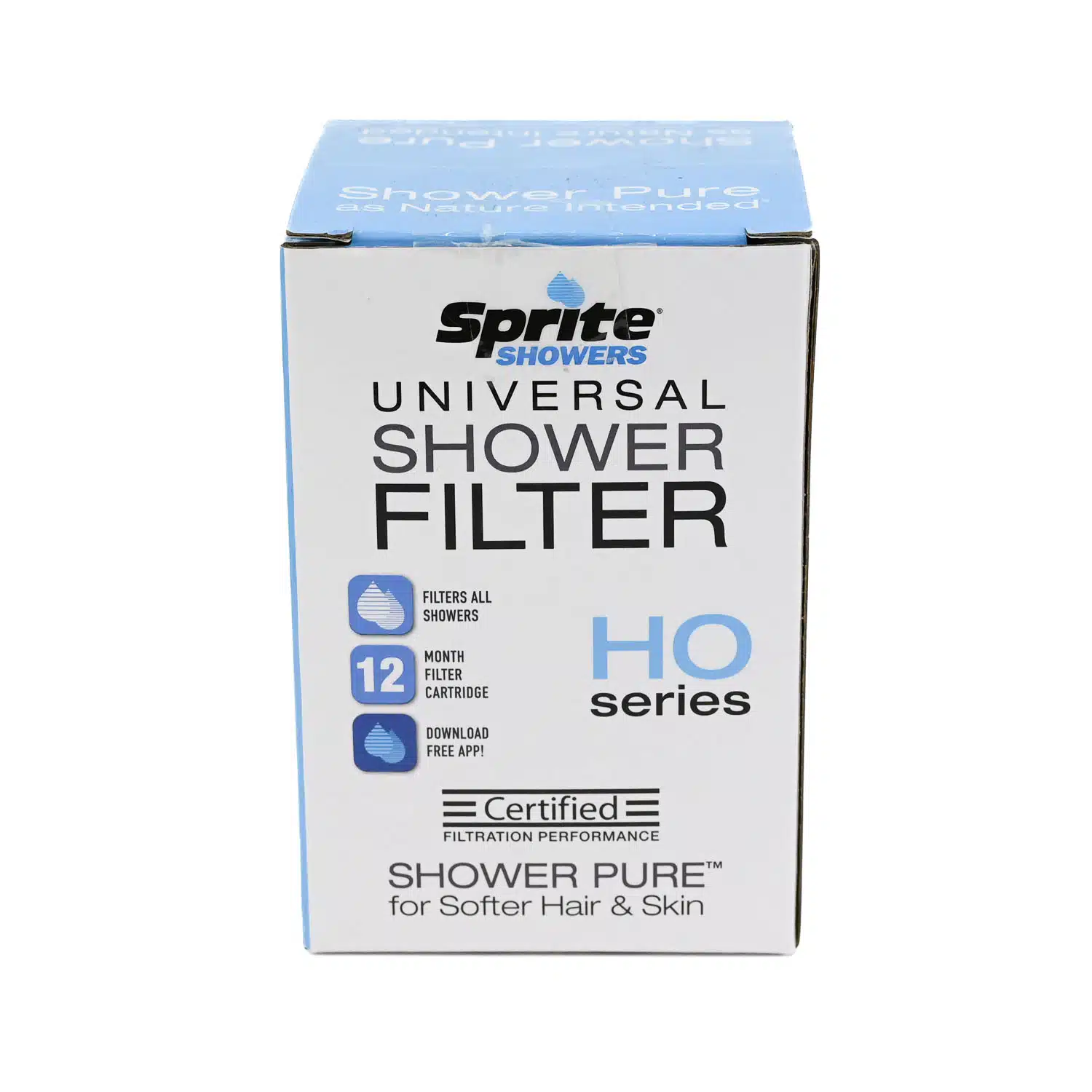 Sprite Chrome Plated Brass High Output Shower Filter with KDF and Chlorgon