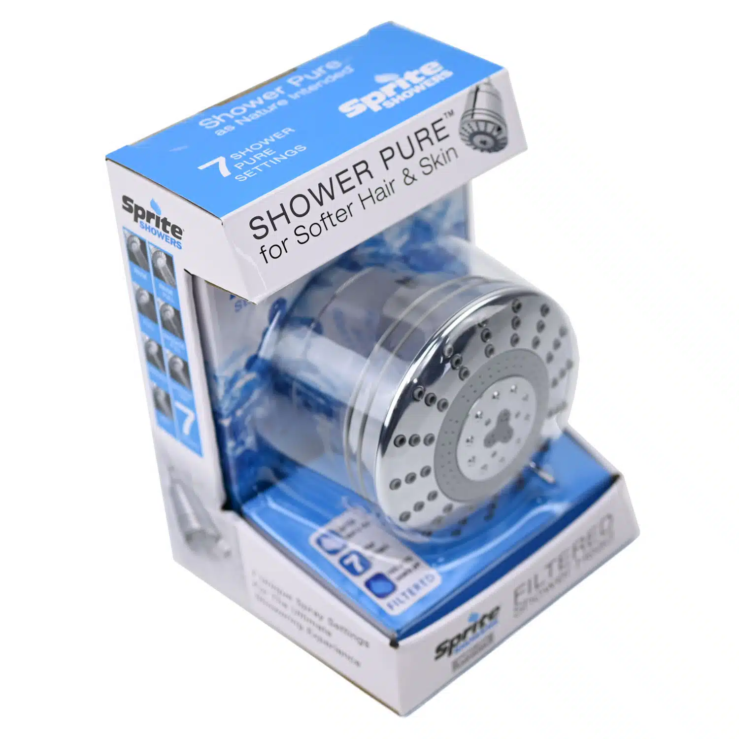 Sprite Shower Pure Filter Shower Head With 7 Spray Settings