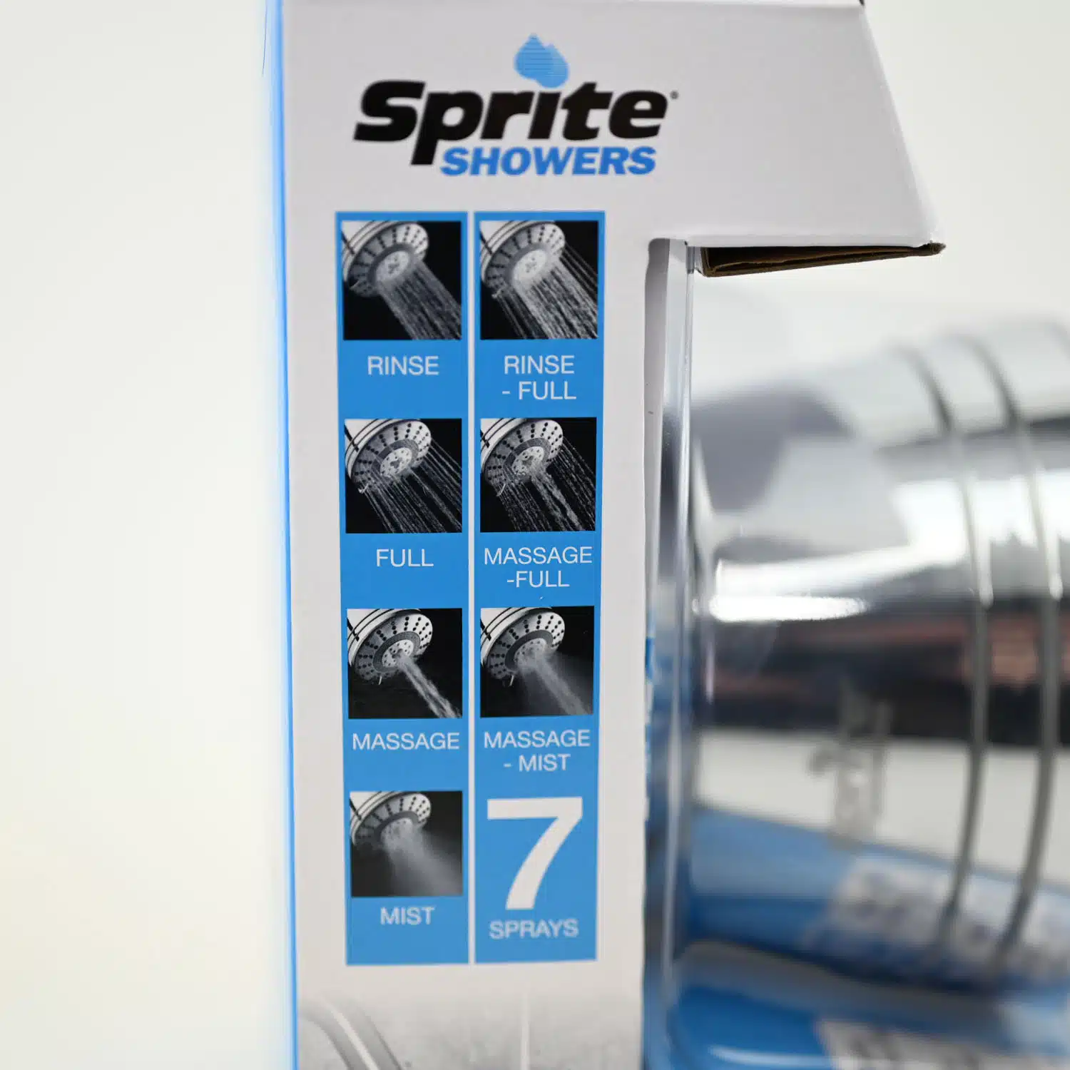 Sprite Shower Pure Filter Shower Head With 7 Spray Settings