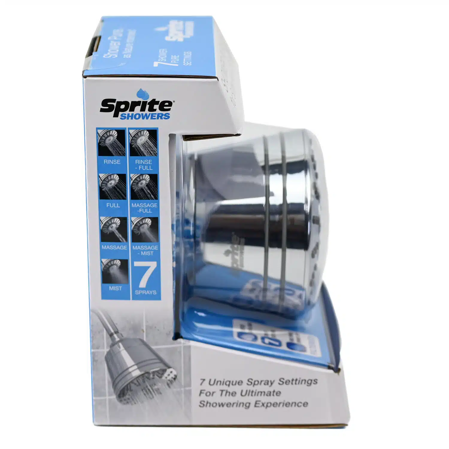 Sprite Shower Pure Filter Shower Head With 7 Spray Settings