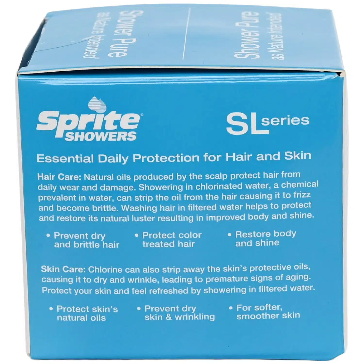 Sprite Slim Line Plastic Chrome Shower Filter SL Series SL2-CM