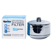 Sprite Slim Line Plastic Chrome Shower Filter SL Series SL2-CM
