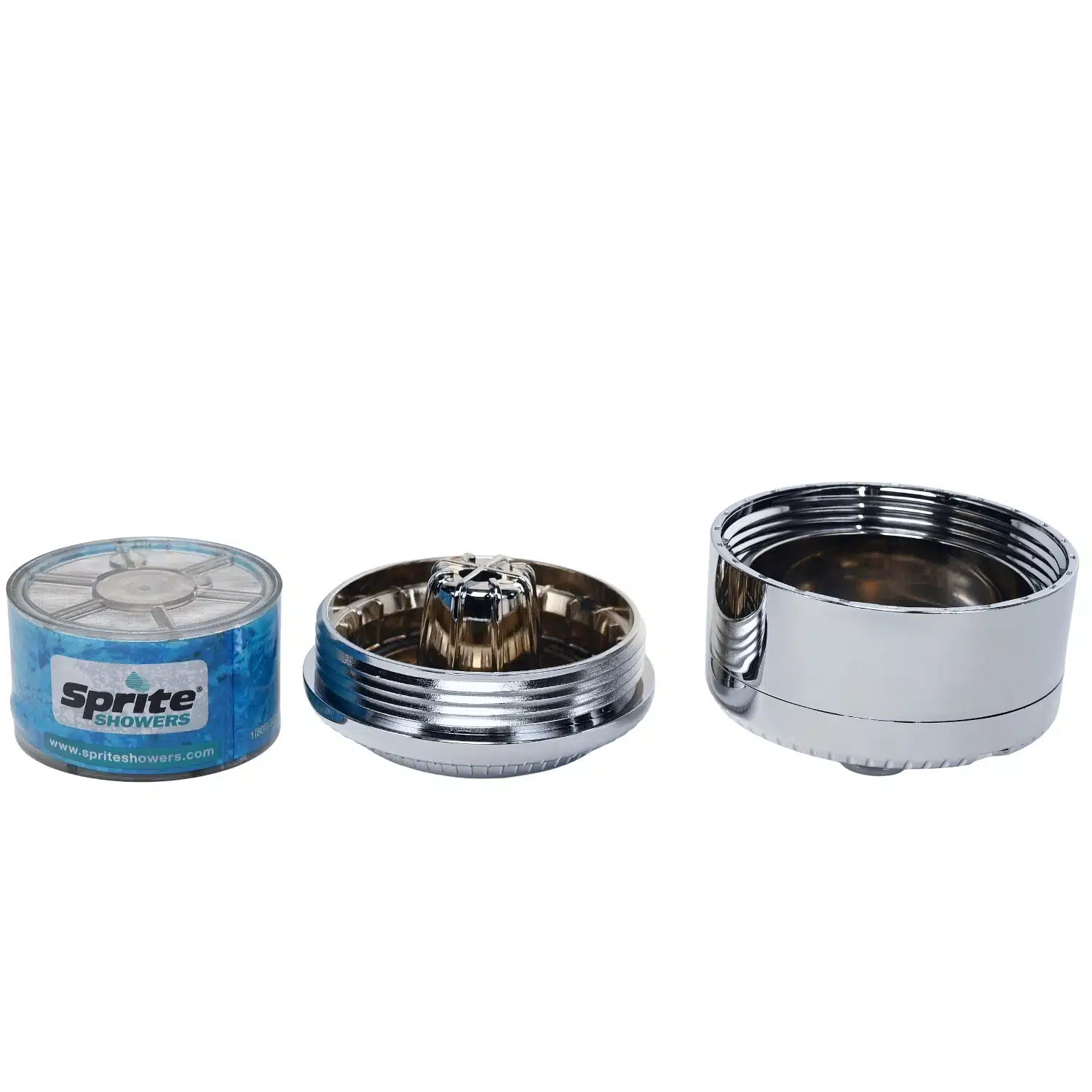 Sprite Slim Line Plastic Chrome Shower Filter SL Series SL2-CM