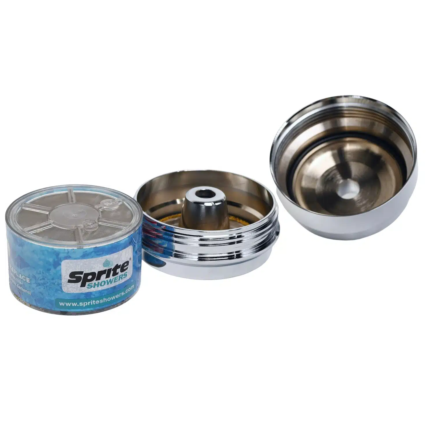 Sprite Slim Line Solid Brass Chrome Shower Filter SL Series SLB-CM
