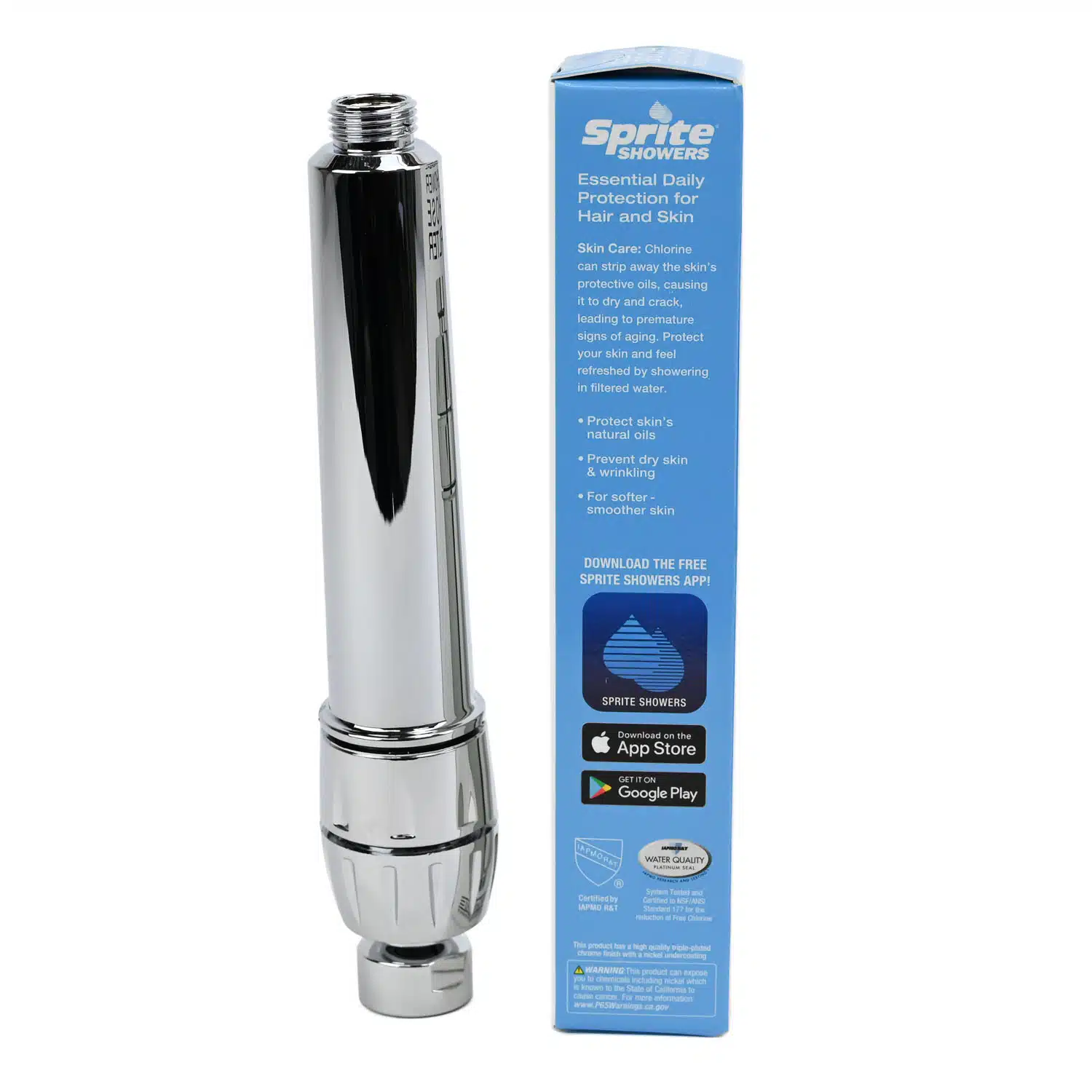 Sprite Universal Shower Water Filter with KDF For Shower hoses with half inch connections