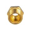 Three quarter inch to one quarter inch BSP Brass Bush Lead Free Brass
