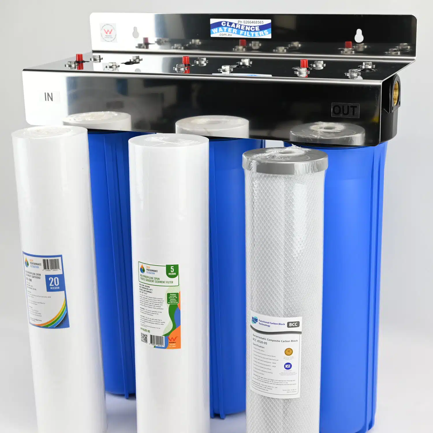 Triple Whole of House System For Tank Water With Disposable Filters - Image 6