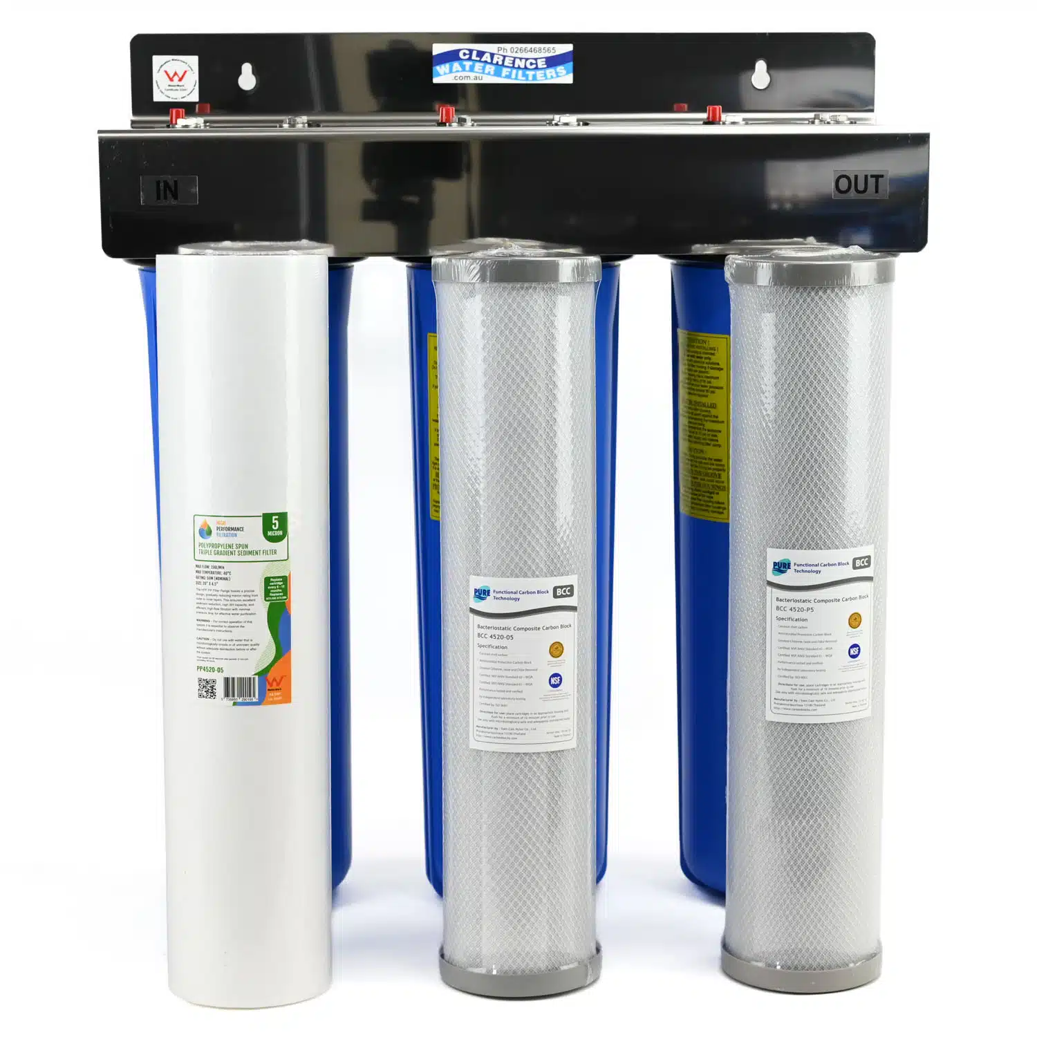 Triple Whole of House System For Tank Water With Disposable Filters - Image 7