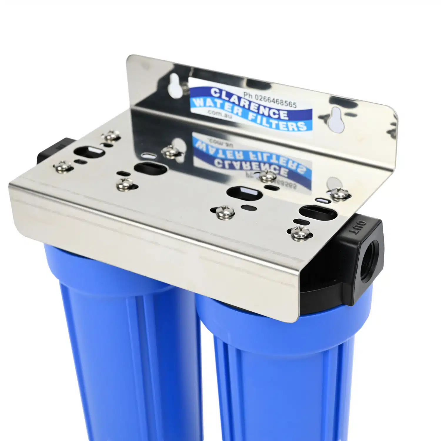 Twin 10" Filter Housings with 3/4" BSP Ports - Image 8