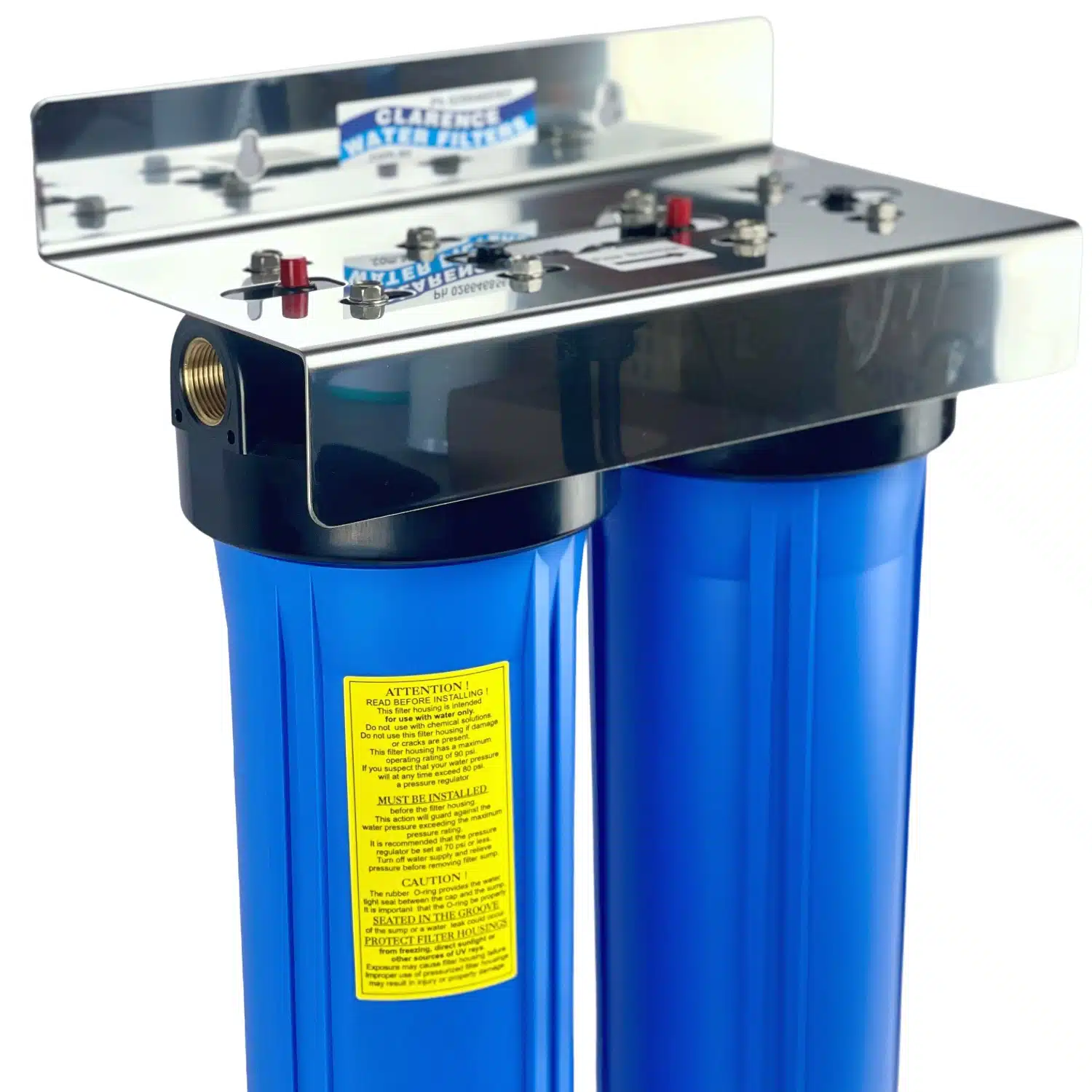 Twin 20 inch bt 4 point 5 inch Big Big Water Filter Housing with Watermark stamp