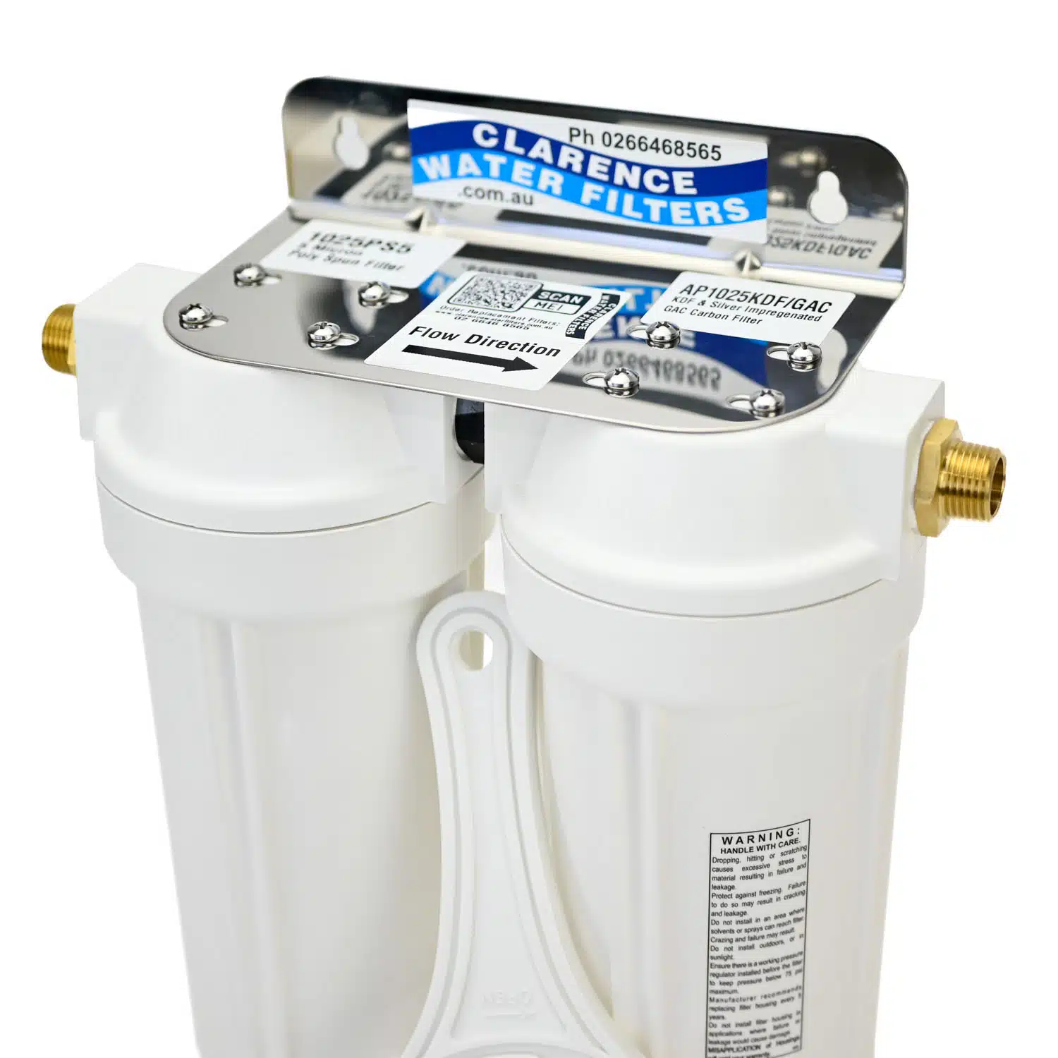 Twin High Flow Under Sink Water Filter System