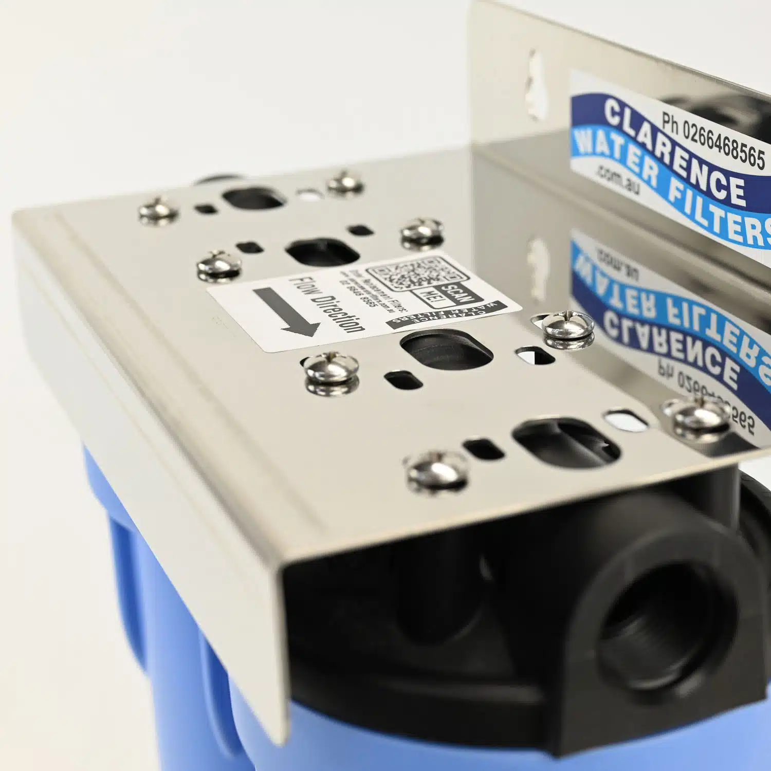 Twin Pentek 20 inch by 2.5_ inch 3G Water Filter Housing 3 quarter inch BSP Ports -1