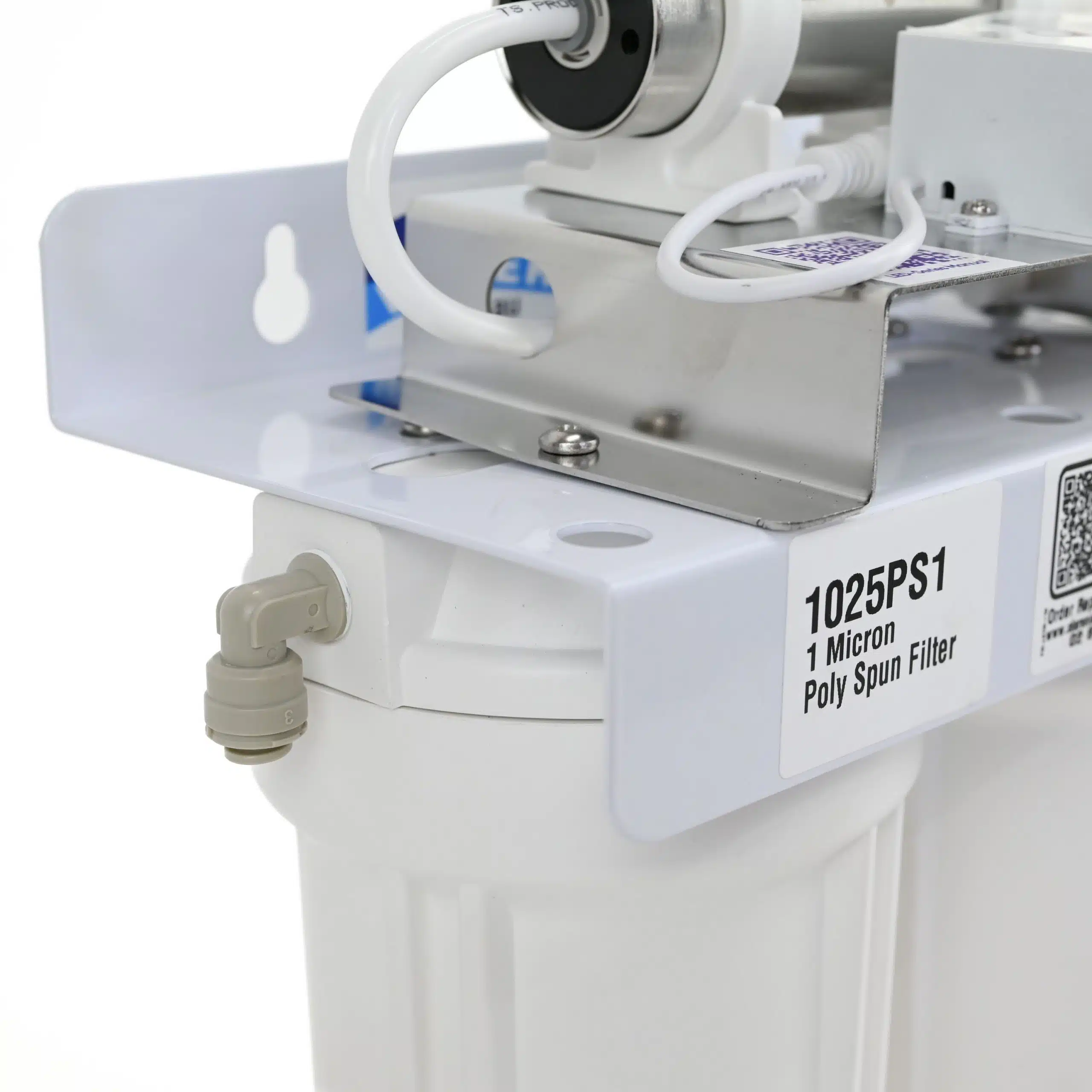 Twin Undersink Water Filter System with Two 10 inch filters and LED UV Steriliser for Tank Untreated Water