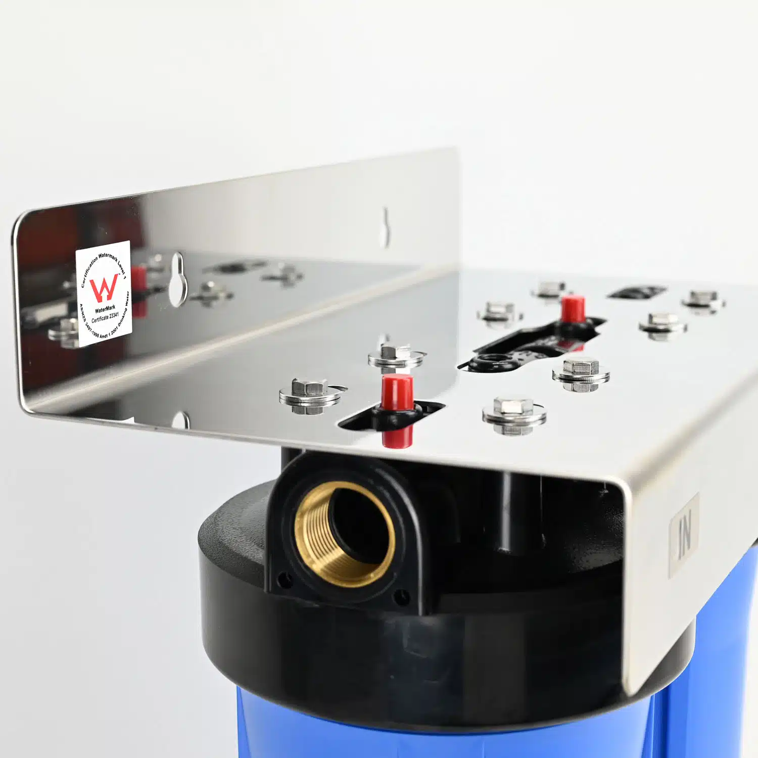 20" Big Blue Twin Large High Flow Rate Housing System - Image 3