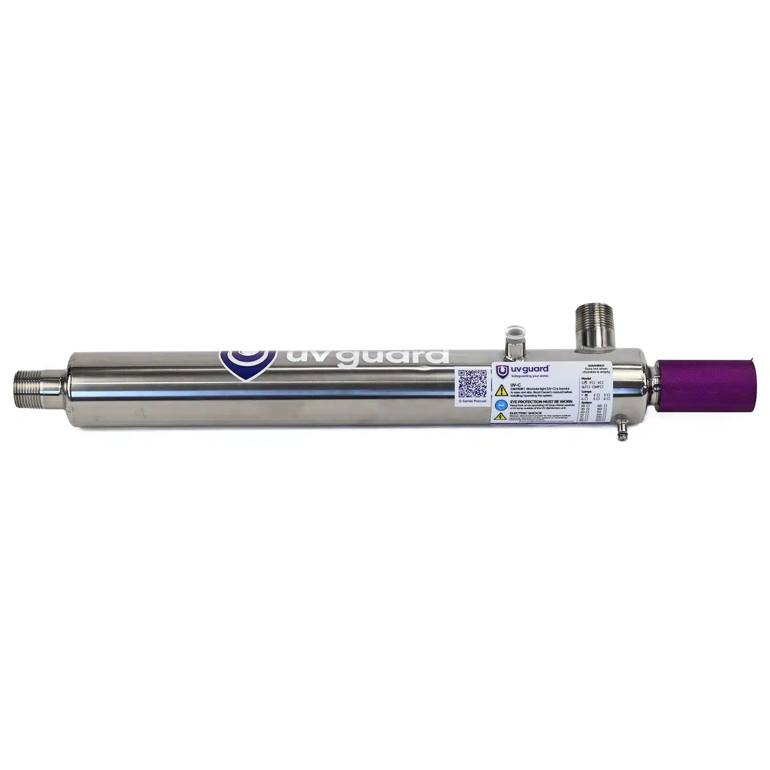 UV Guard S30 UV Ultraviolet Steriliser with 316 Stainless Steel Reactor 22 LPM