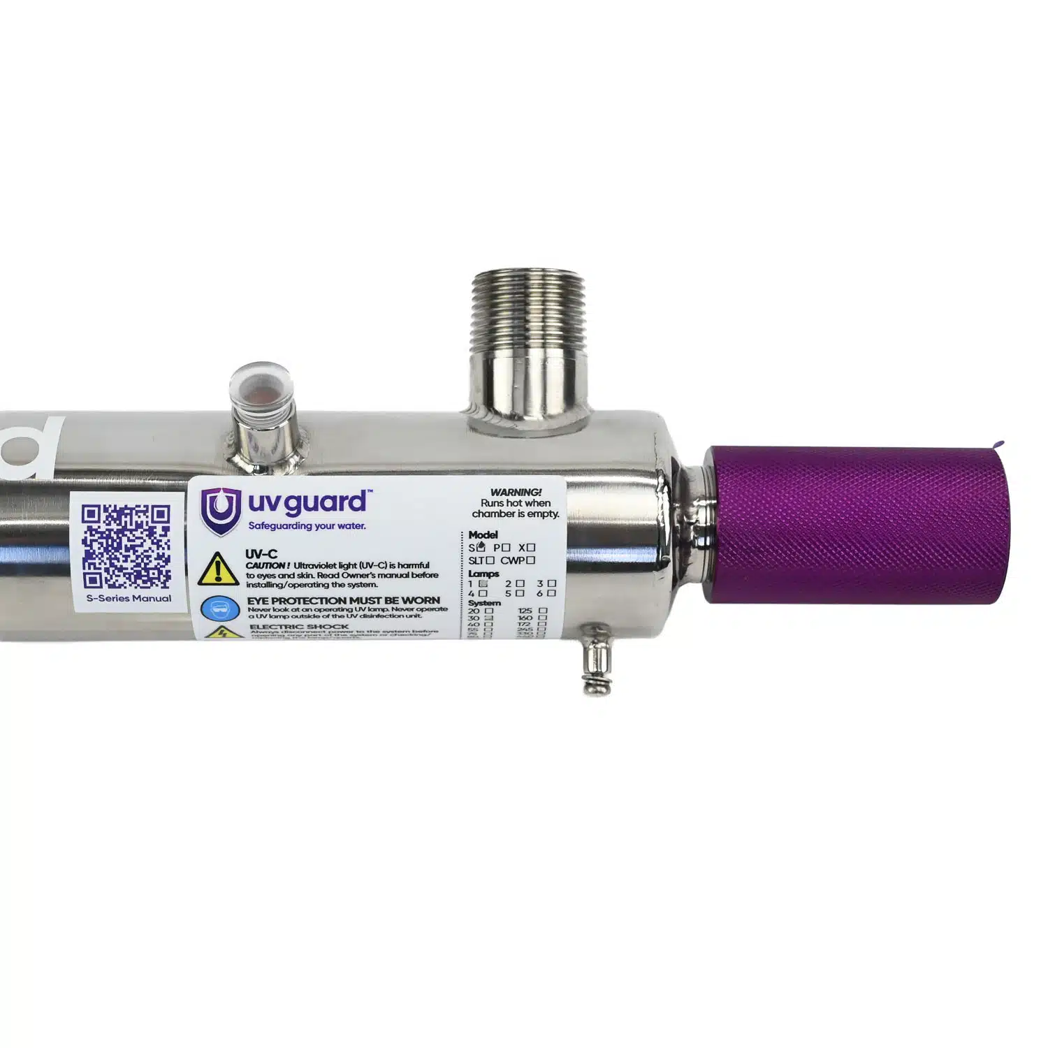UV Guard S30 UV Ultraviolet Steriliser with 316 Stainless Steel Reactor 22 LPM