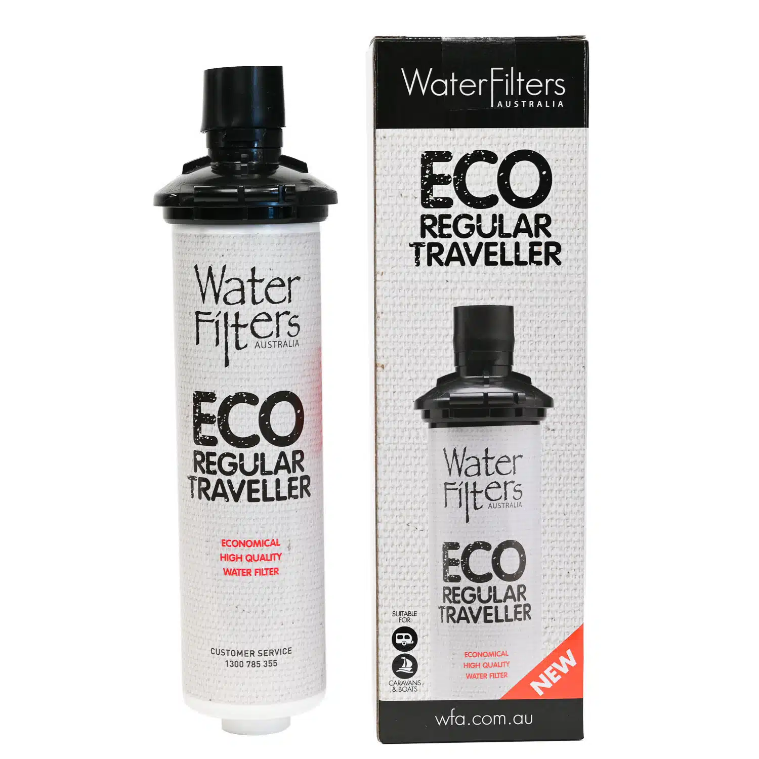 Water Filters Australia WFA Eco Regular Traveller 1 Micron Water Filter Replacement for Everpure ADC EV959206 and EV959207