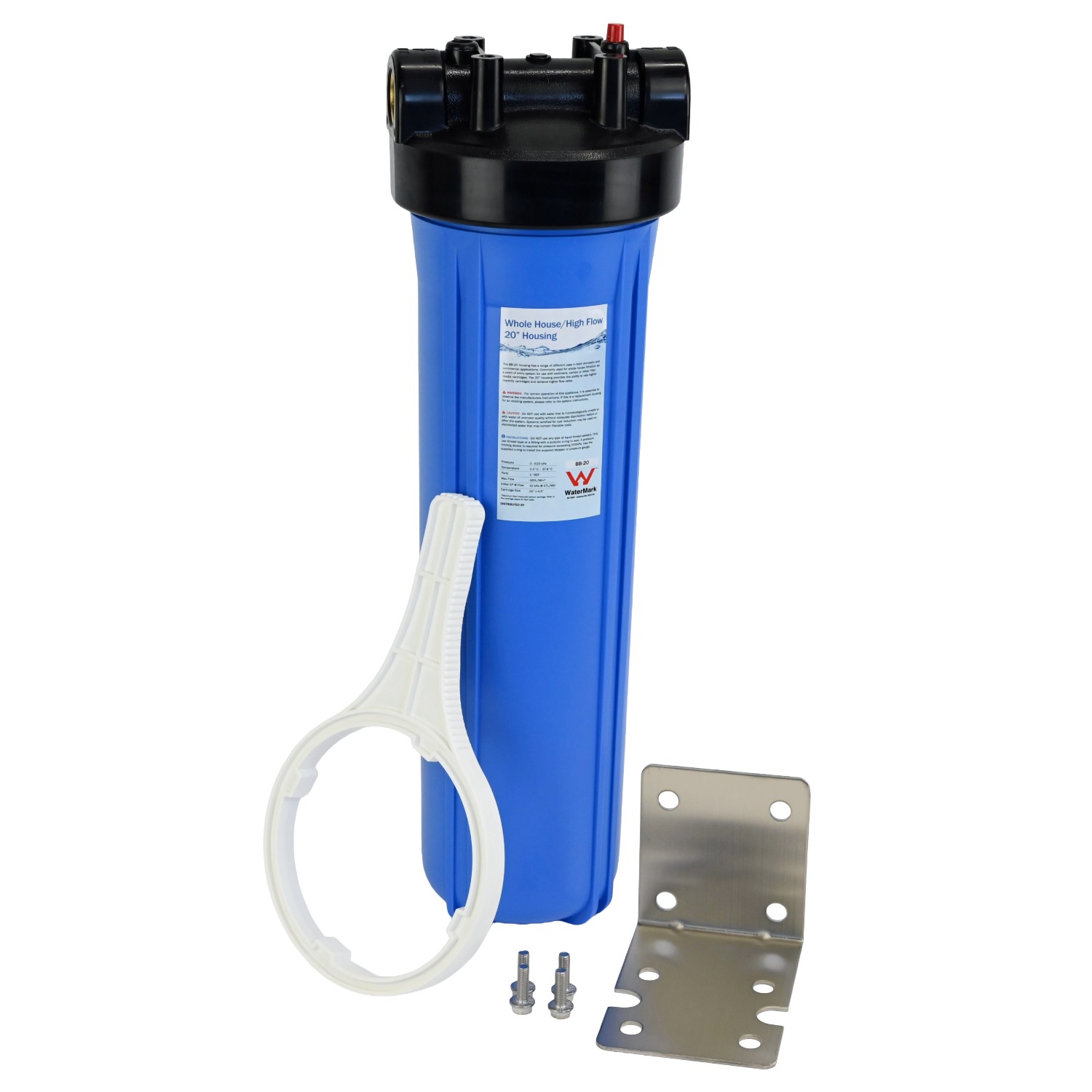 Whole of House Sediment Water Filter Rural or Town 20 inch by 4 point 5