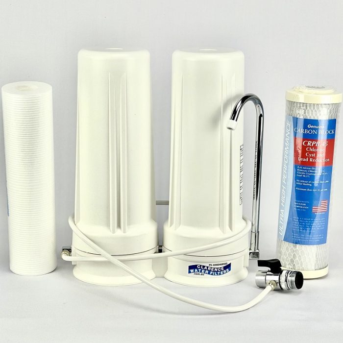 Twin Bench Top Water Filter Systems Clarence Water Filters Australia