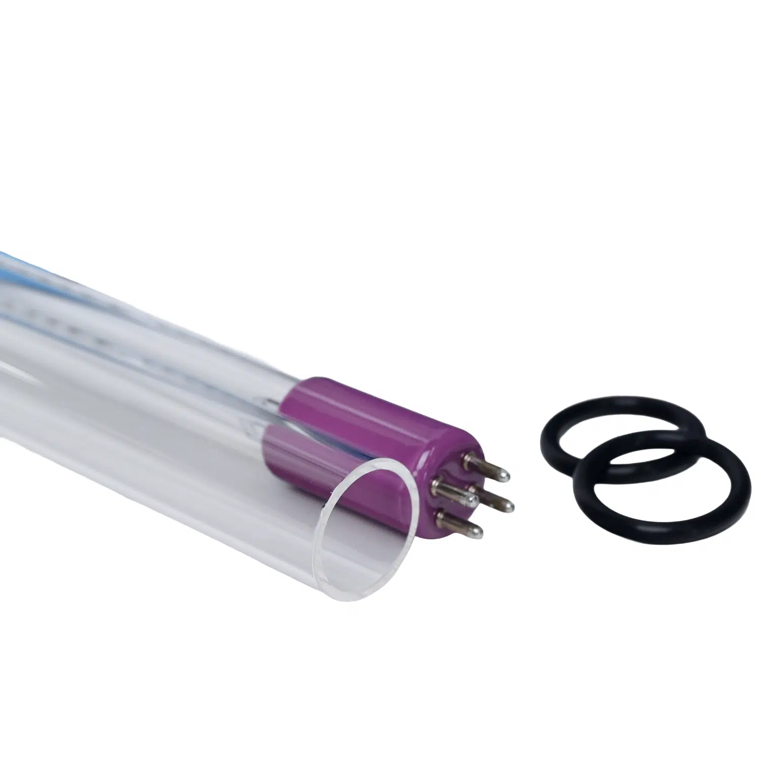 closeup-puretec-g6-quartz-thimble-21017-rqs6-o-rings-11066 lamp-2