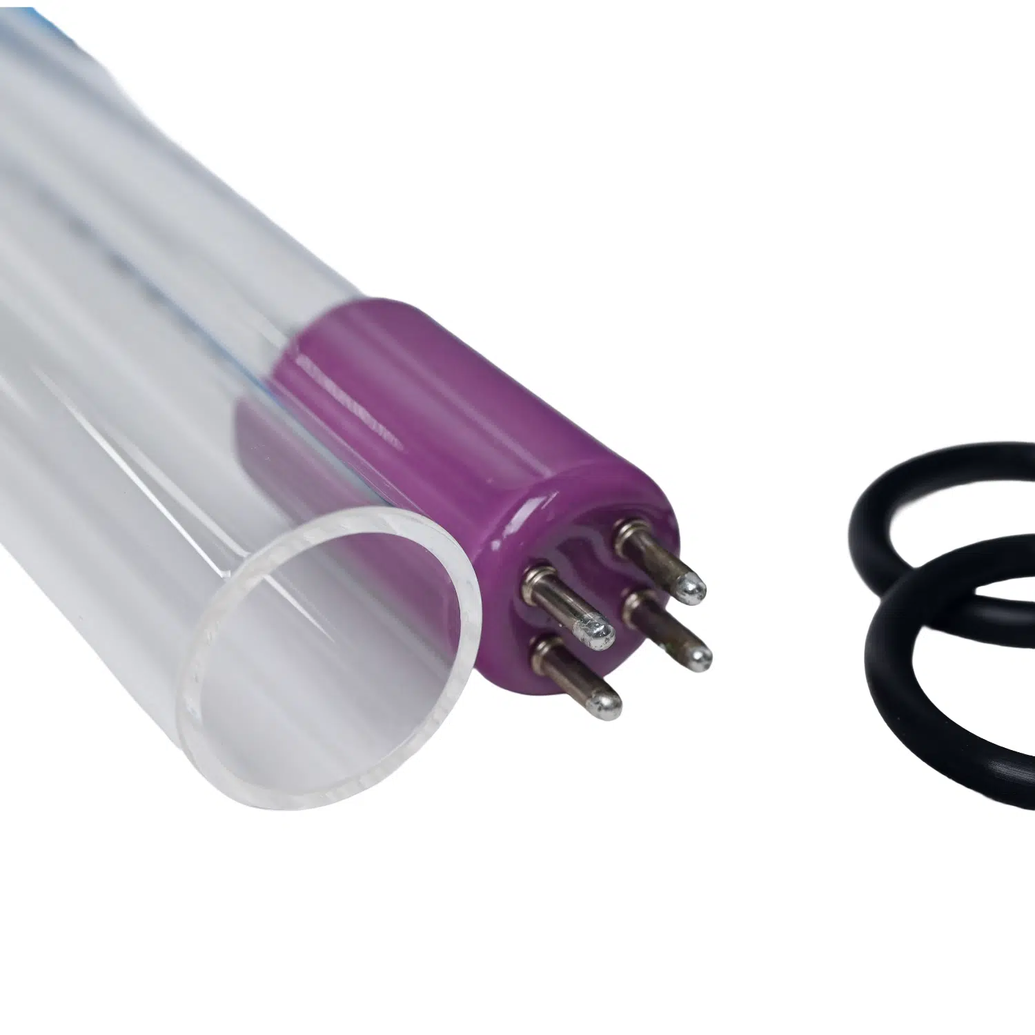 closeup-puretec-g6-quartz-thimble-21017-rqs6-o-rings-11066 lamp-2