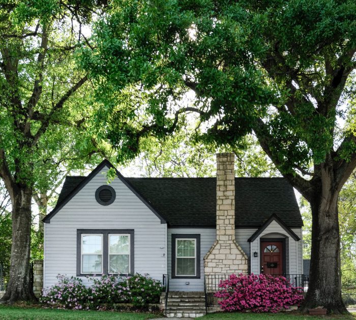 A House With A Whole House Water Filtration System Installed  