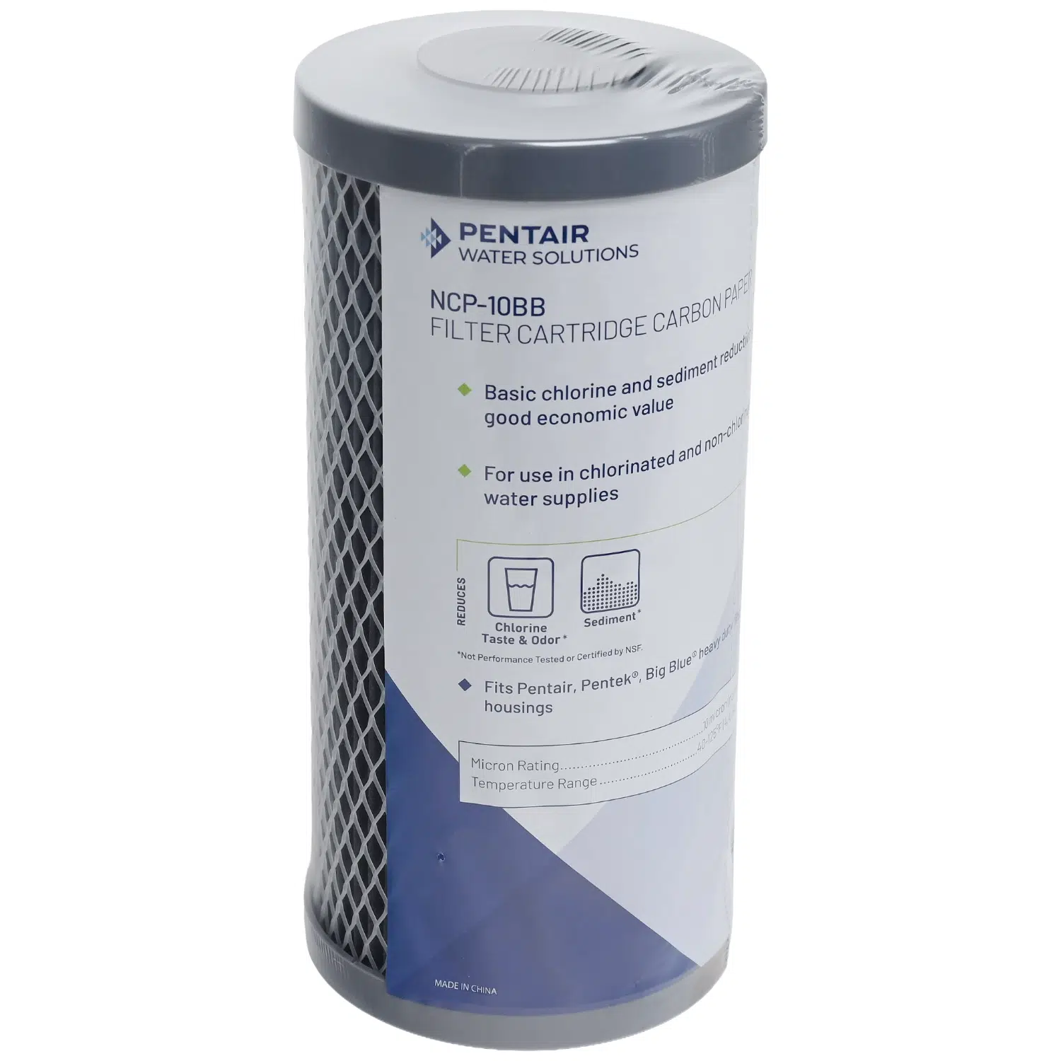 Pentek NCP-10bb pleated carbon filter 10x4-5 big blue