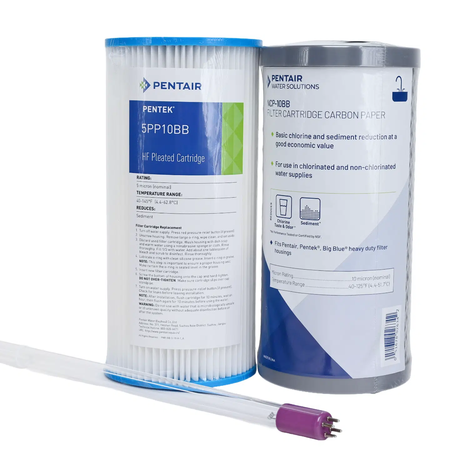 closeup-puretec-g6-quartz-thimble-21017-rqs6-o-rings-11066 lamp